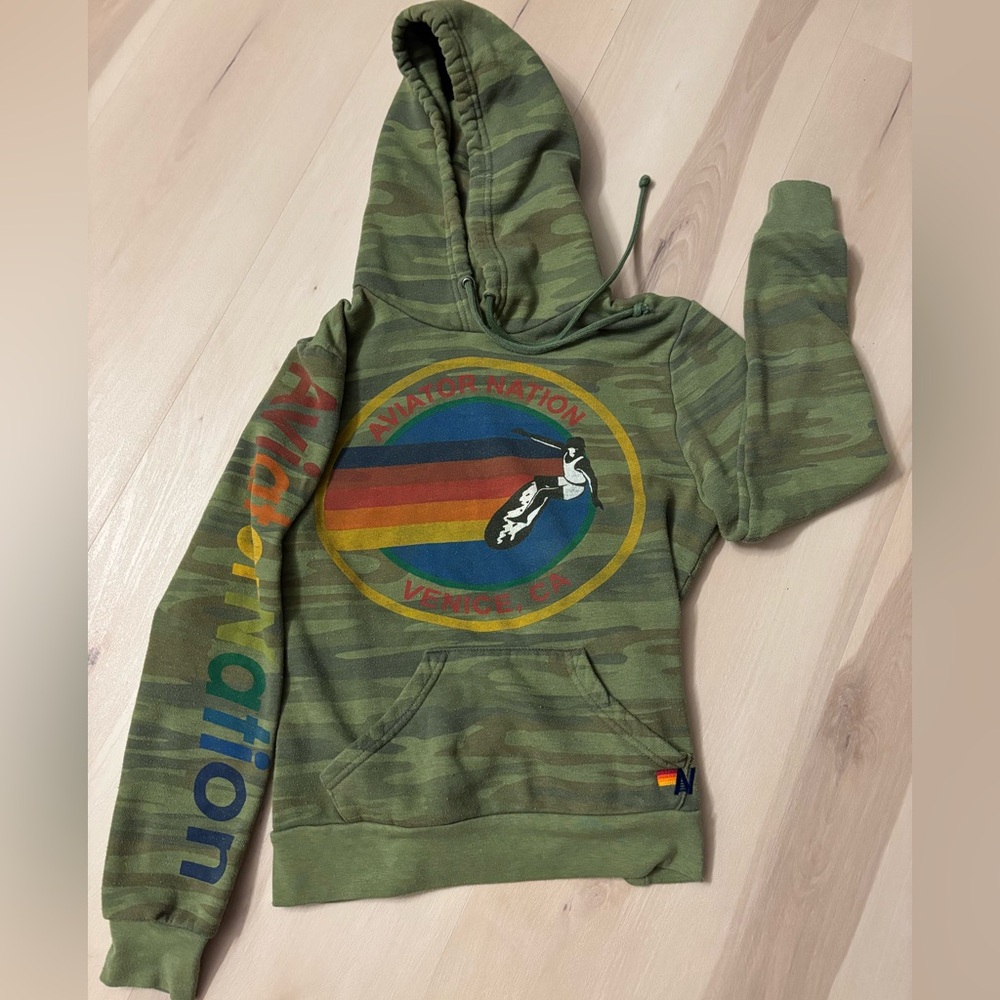 Aviator Nation Hoodie Camo